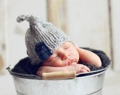 Baby Boy Newborn Knot Hat