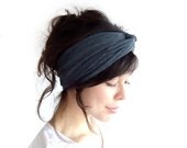 Winter Turban Headband Grey
