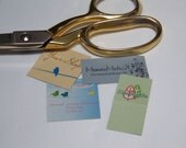 Clothing Labels - 120  Hand Crafted Sew On Cotton Fabric Clothing or Accessory Labels - LOTS of Designs - NO Extra Charge for Proof
