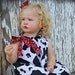Pillowcase Dress COW and BANDANA Red Black Farm Cowgirl Western baby toddler girl by Little Sweetie Boutique