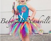 Pageant Outfit of Choice Toddler Candyland Lollipop Costume Set 2-4T