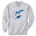 Dolphin Trio Art Sweatshirt Ultra Cotton Small - 2XL