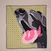 Art Quilt "Really Big George" Wall hanging