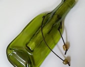 Recycled Wine Bottle Pocket Vase