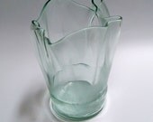 Amazing Vase  or Candle Holder from Recycled Glass Wine Jug