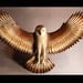 Barn Owl wood sculpture  Jason Tennant