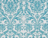 Bridesmaid Clutch /SALE and FREE SHIPPING / Foldover Clutch / Premier Prints - Abigail in Turquoise  / Gift Idea