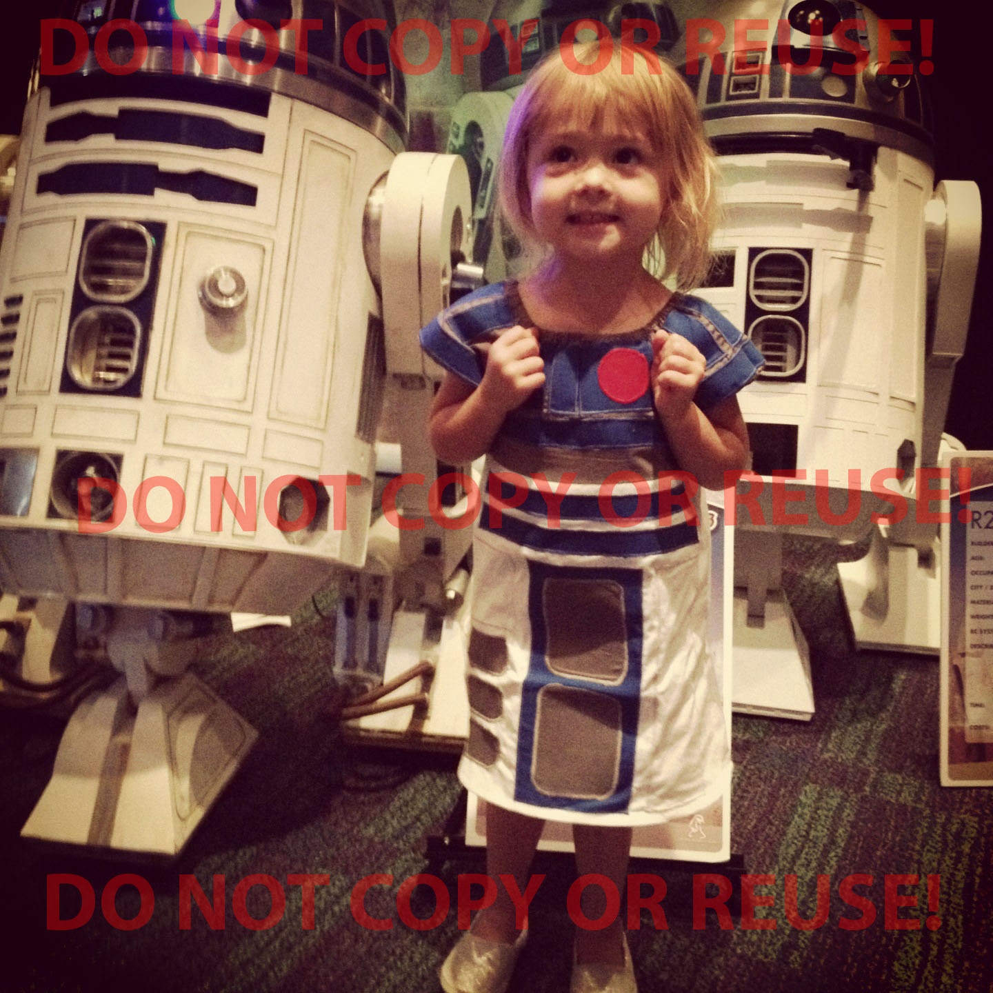 Custom Star Wars R2D2 inspired TODDLER DRESS made to order