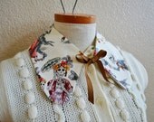 Day Of The Dead Detachable Peter Pan Collar Necklace Reversible Accessory