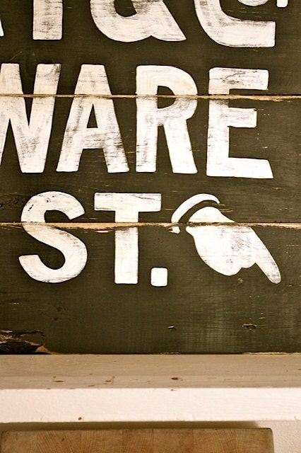 Vintage reproduction AVERY HARDWARE STORE sign huge