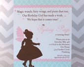 Magical Fairy Princess Birthday Invitation
