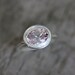 Recycled Sterling and Morganite Oval Halo Ring, Vintage Inspired Milgrain Detail, Made To Order