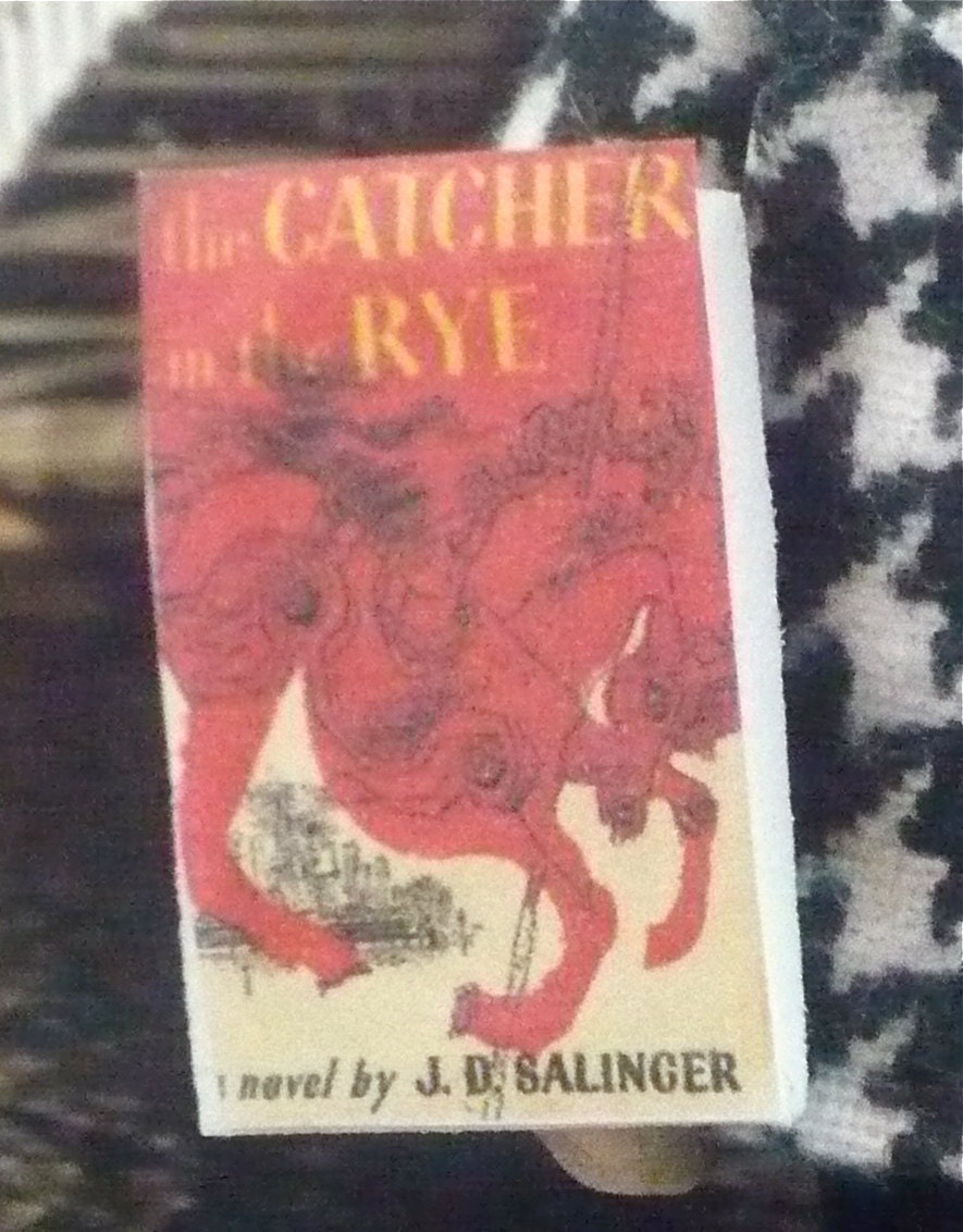 J.D. Salinger Doll Miniature Author of The Catcher in the Rye