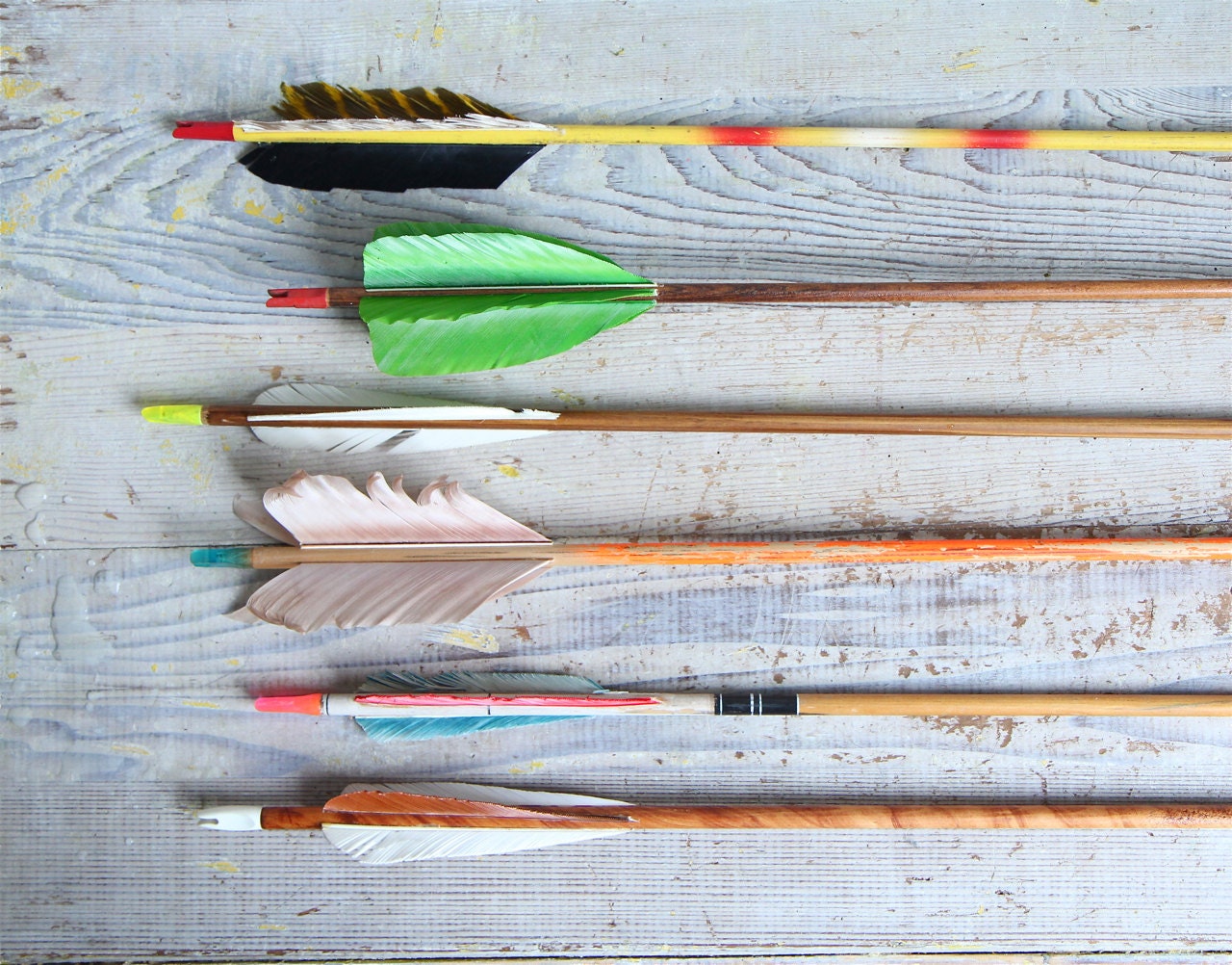 NEW COLORS //  Vintage Wooden Arrow