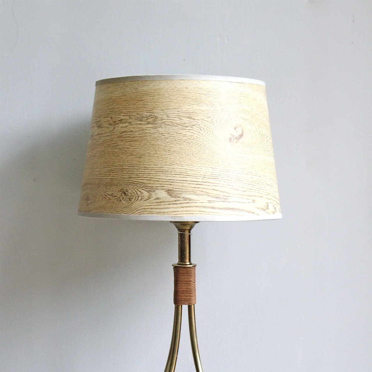 Vintage  Mid Century Modern  Brass Lamp