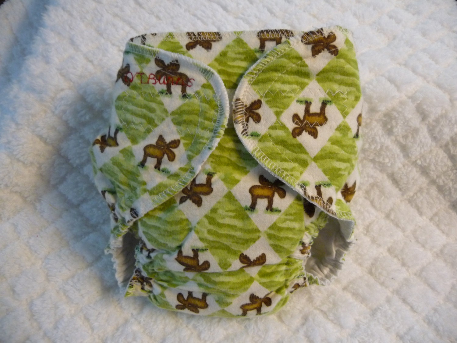 Diaper Large Aio  All - In - One   Wahm Made