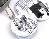 Cooking Locket Necklace - Grandmother Necklace - Magnetic and Recycled By Polarity
