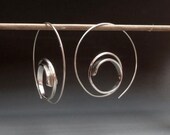 Sterling Silver Graduated Hoops