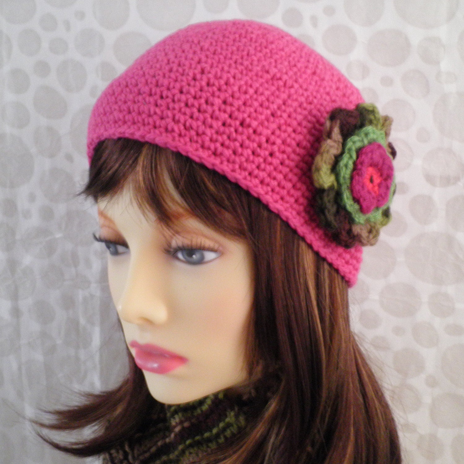 CROCHET BEANIE PATTERN for Toni Unisex Hat Easy Beginners level