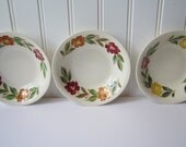 Vintage Shenandoah Ware Paden City Berry Bowls Set of Three