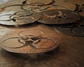 Steel BioHazard Sign for the Garden, Home, Teen's  Room, Chicken Coup, Shop, etc