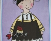 SWEET WaLL ART - Hearts - Your choice of 5" x 7" or 8" x 10" - Whimsical  - EWA76767