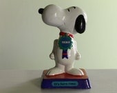 Vintage Peanuts Snoopy Hero Figurescene
