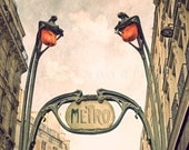 Paris wall decor, Paris decor, Paris Photography, Architecture photography, Paris Metro Photo, Home decor, Subway sign, 5x7(13x18cm)