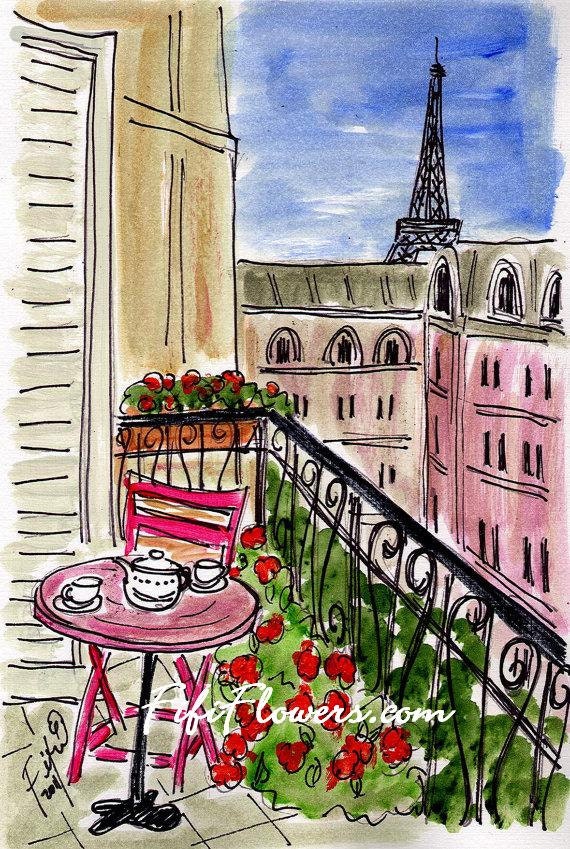 Pink Table Pink Chair Pink Paris