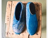 Women felted shoes multicolored