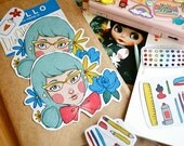 Art School Stickers  / 6 Pack