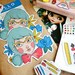 Art School Stickers  / 6 Pack