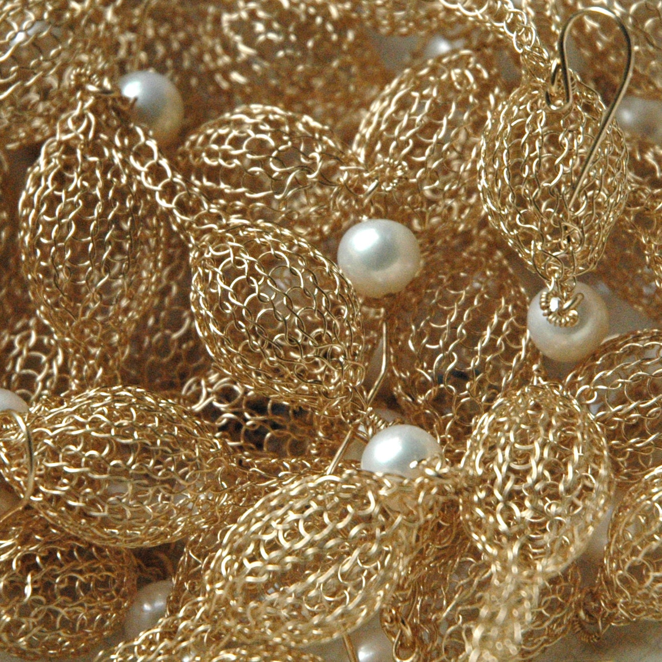 PDF tutorial Wire crochet drop earrings Jewelry instructions Wire work tutorial Earrings ebook