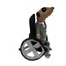 Professor X Meerkat, XMen, Superhero meerkat, knitted plush wheelchair, geekchic, meercat