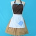 costume apron CINDERELLA Work APRON Princess style womens full halloween Apron from Lover Dovers