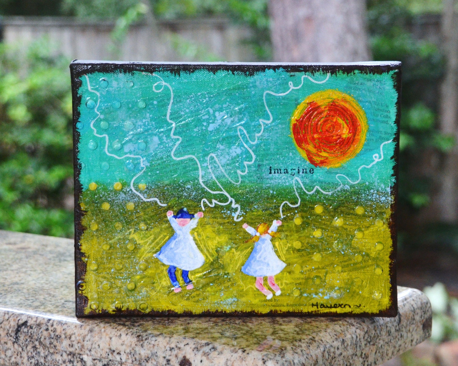 Imagine original painting by Amy Elise Havern 8x10