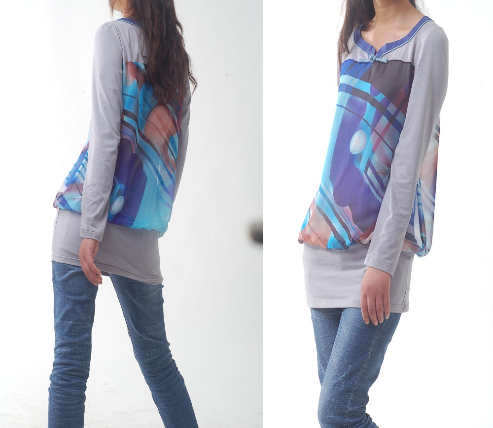 Ghibli - layered T shirt (Y1216)