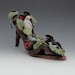 Ceramic Shoe Sculpture Birds Nest Shoe Sculpture (READY TO SHIP)