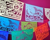 Custom Color Baby Shower Decorations (3 banners) BABY BLESSINGS garland papel picado bunting . Featured in Pregnancy & Newborn magazine