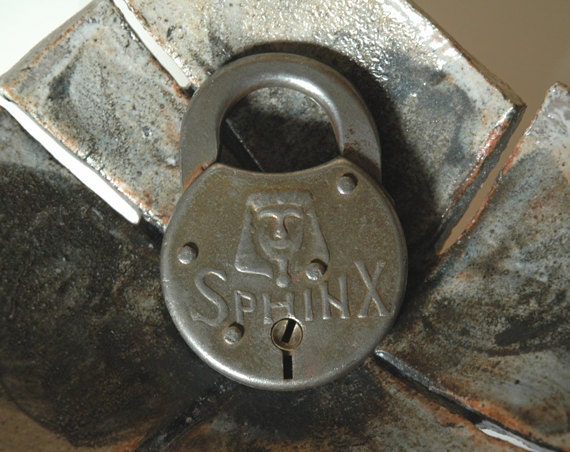 SPHINX Lock 1920s--NO KEY