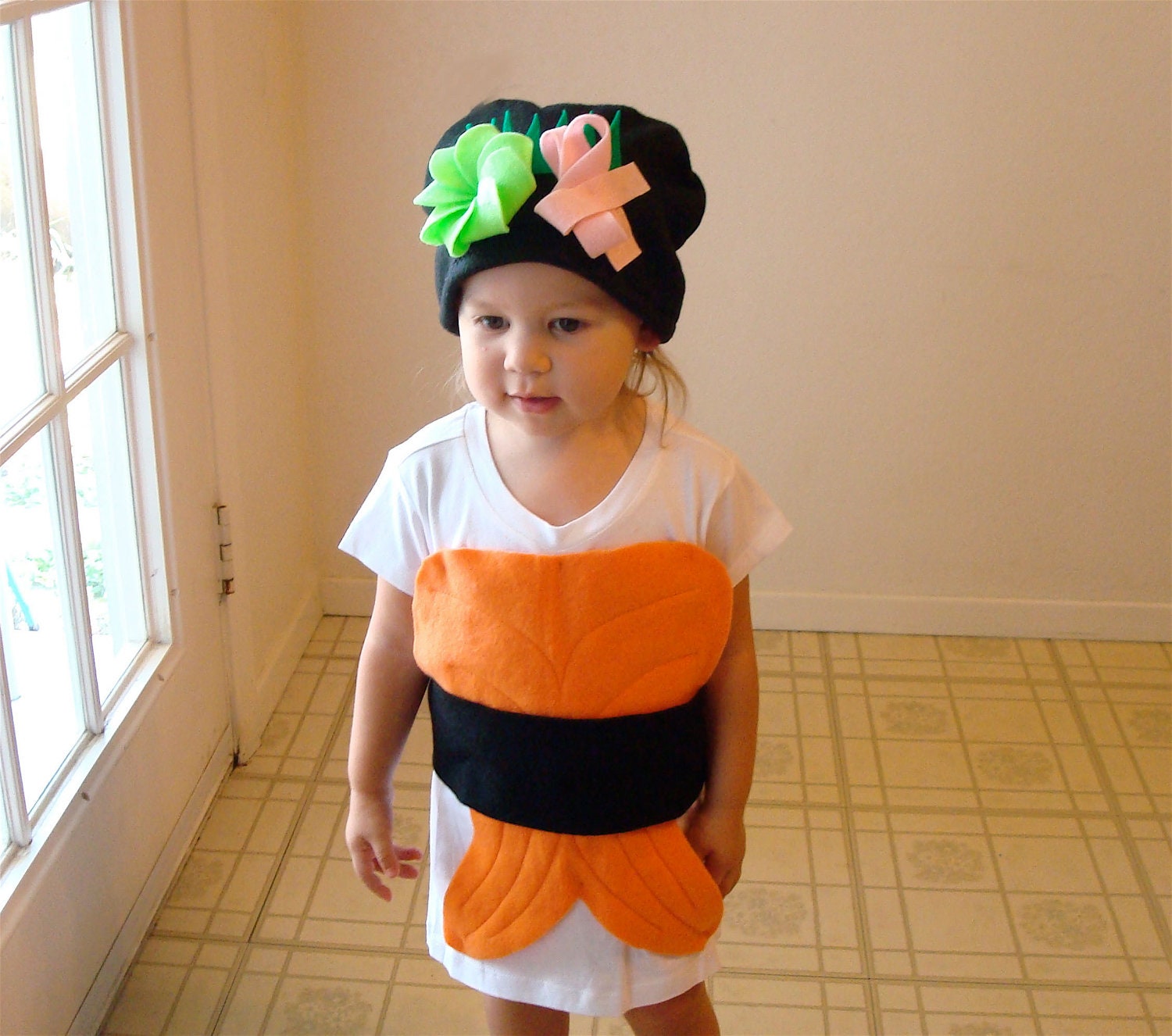 Kids DIY  Do It Yourself Costume  Halloween Costume  Sushi Costume