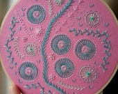 hand embroidered hoop art - freeform sampler in 6 inch hoop by bo betsy - free shipping