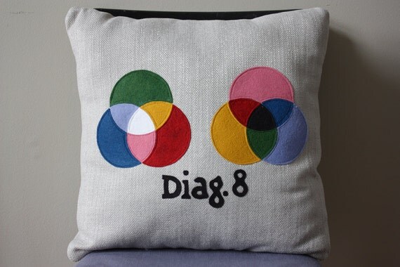 Science Diagram Pillow - Light Theory