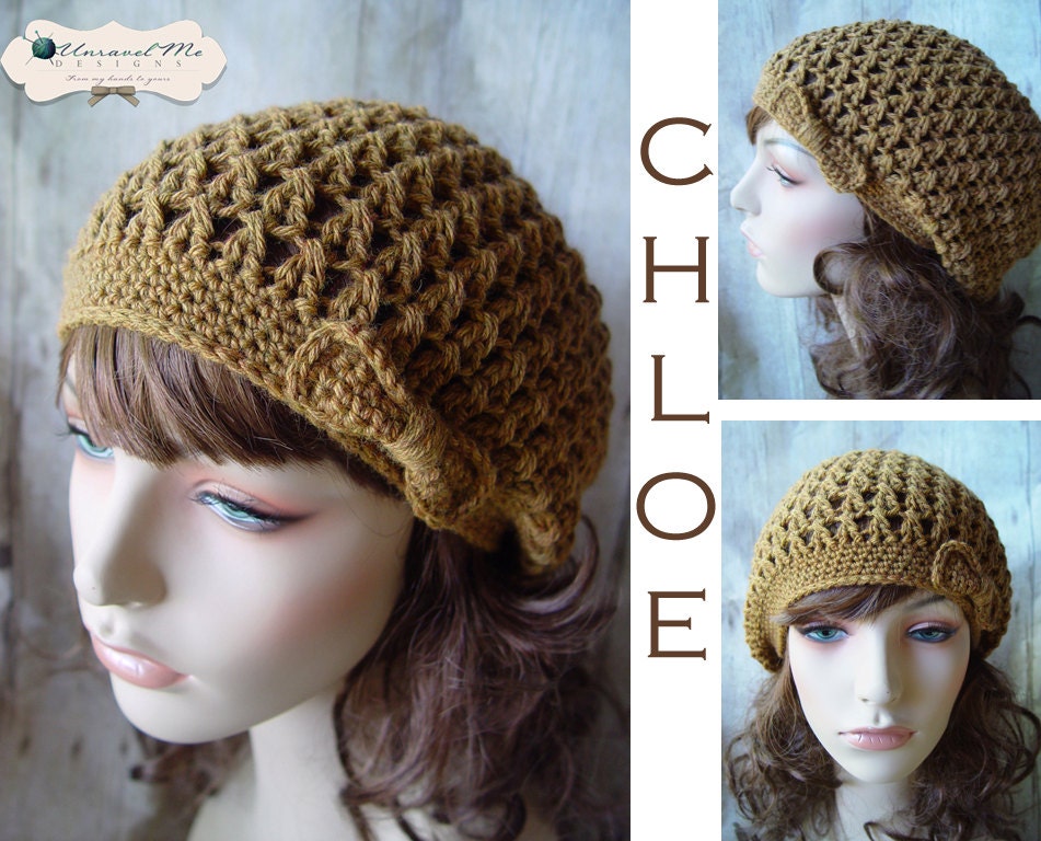 PDF Crochet Pattern - Chloe Slouch Hat