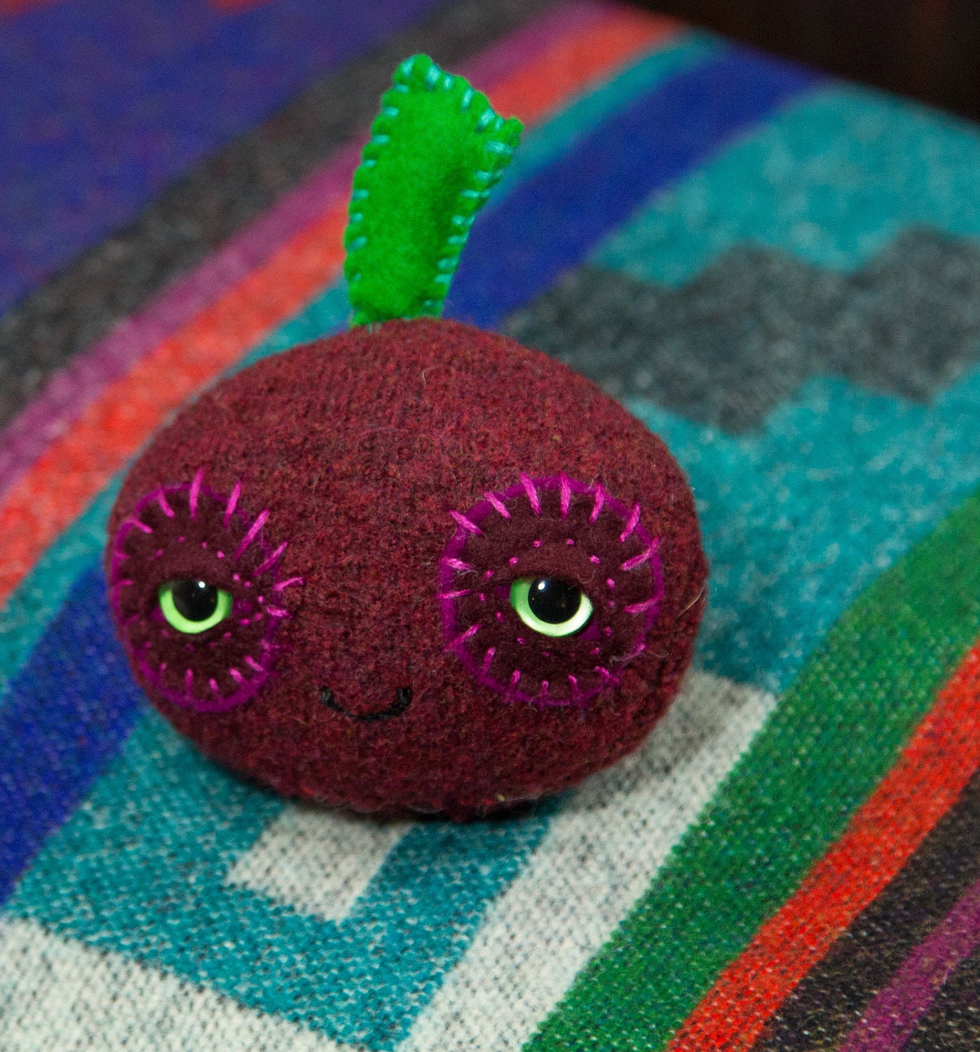 sweet bebe cranberry plush in recycled lambswool