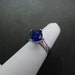 AAA grade 8mm Round 2.17 Carat Lab grown Blue Sapphire 14K white gold Bridal set 1363