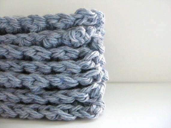 cotton crochet face scrubbies AND you can pick the colors