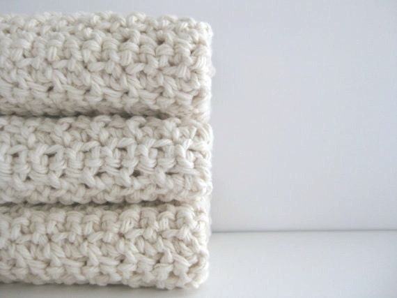 cotton crochet dishcloths AND you can pick the colors