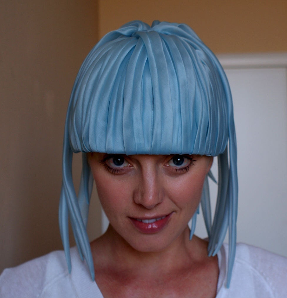 One Of A Kind 60's Light Blue Bubble Hat