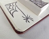 creepy crawly spider - hand carved stamp